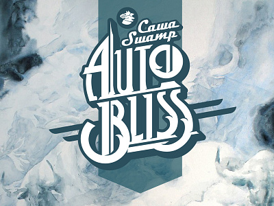 Auto Bliss design lettering letters logo typography