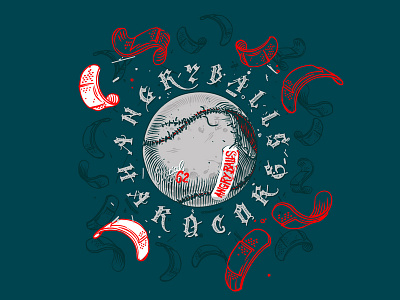 ANGRY BALLS. Album Artwork art ball baseball design graphic illustration lettering type typography