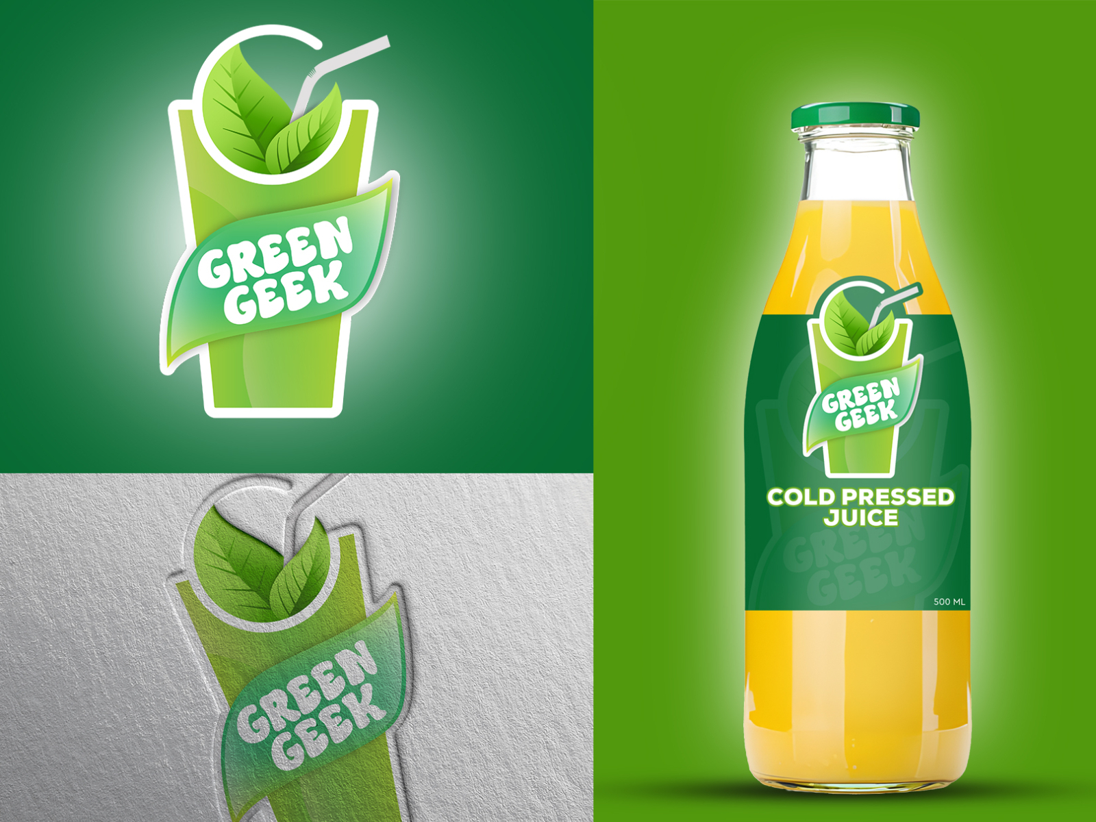 Juice Logo Design by Tanzid Sakil on Dribbble