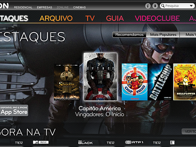 Homepage 2012 multiplatform tv web