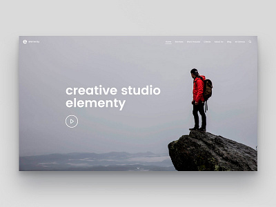 Elementy - Multipurpose One & Multi Page Template agency blog business ecommerce minimal multipurpose onepage portfolio shop themeforest ui ux