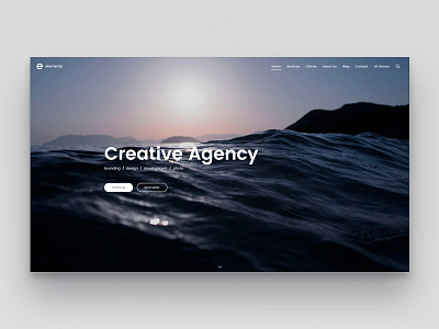 Elementy - Multipurpose One & Multi Page Template agency blog business ecommerce minimal multipurpose onepage portfolio shop themeforest ui ux