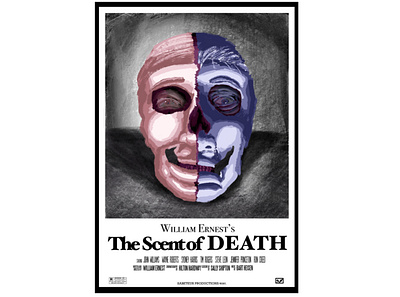 Mock movie poster; “The Scent of Death” branding classical design illustration illustrator logo minimal minimalist movie poster posters typography vintage