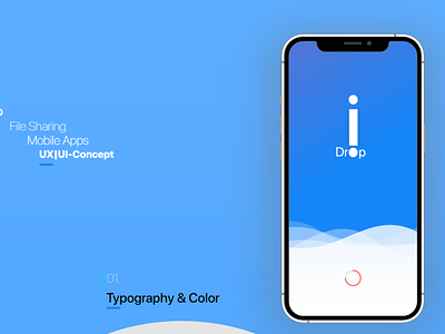 i drop shearing apps UI UX Design app app concept branding design app typography ui ui ux ux