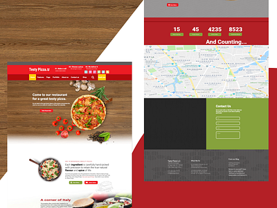 Pizza Web Template