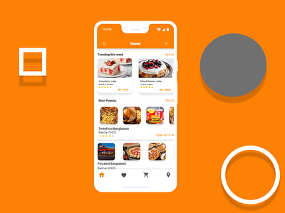 Food order And delivery Apps app concept design food order food order and delivery apps food ordering ui ui ux ux