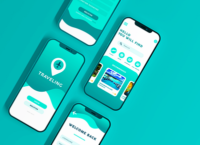 Travel App | UI Design app ui ux