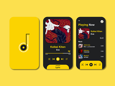 Joy Music Player | UI Design