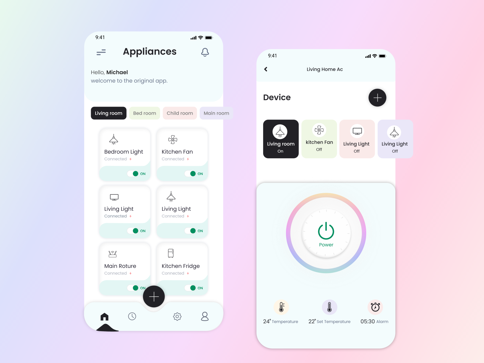 Smart Device Application UI by Deepika Verma on Dribbble