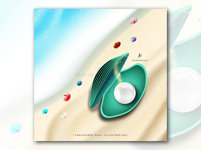 :: Pearl :: design graphic design illustration vector