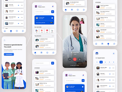 Medical service app design