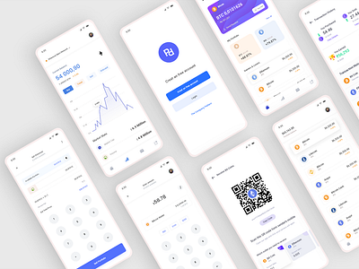 Cryptocurrency Mobile App UI