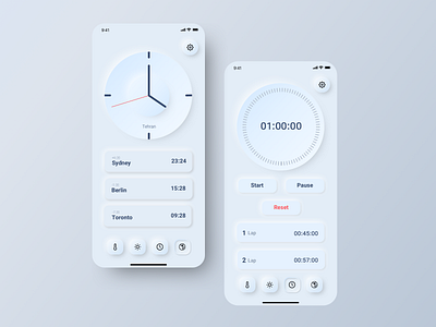 What time is it ? design product design sketch soft ui ui