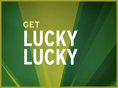 Lucky Lucky gambling poster