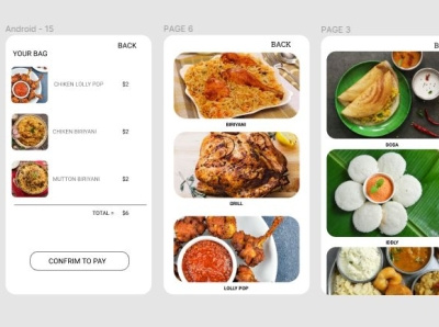 FOOD DELIVERY APP UI