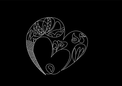 A CLASSICAL ART OF HEART branding design designer designers logo art artist illustration logo typography ui ux vector