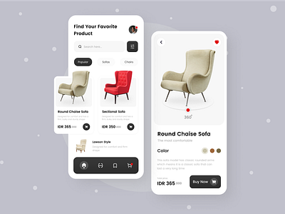 Furniture & Home Appliances - Mobile App android branding design furn illustration ios mobileapp ui uiu