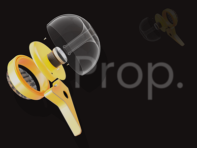 Prop. | In-ears Exploded View branding design graphic design product vector