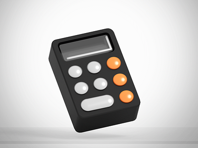 calculator 3D icon