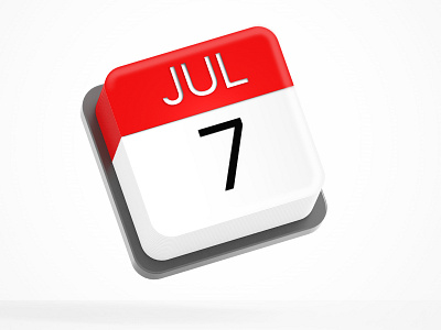 Calendar 3D icon