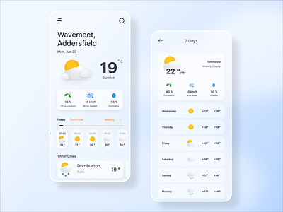 Weather Forecast App design forcastapp illustration logo weather