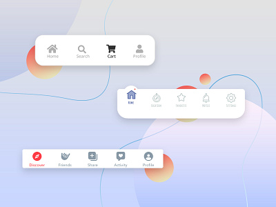 Exploring the Beauty and Power of animated Tab Bars 3d animated tab bar icons branding design graphic design icons illustration tab bar tab bar design ui ux vector