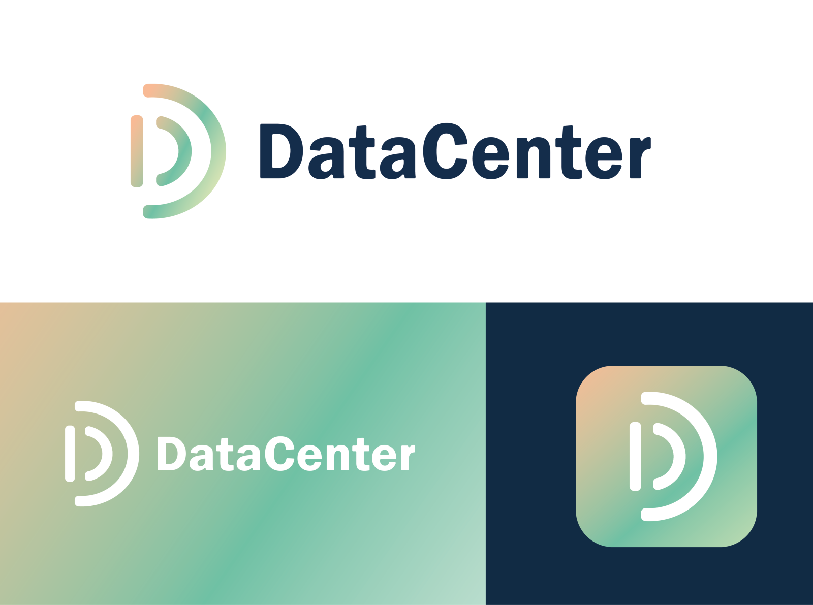 Data Center - Logo Design (Letter D + Letter C) by Sarj Garcia on Dribbble