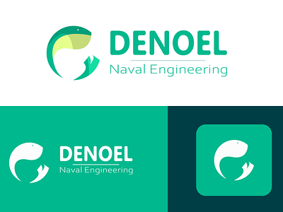 Denoel - Naval Engineering - Logo design art branding clean design graphic design icon illustrator logo navalengineering vectorial