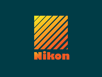 Nikon - Logo redesign (Vintage style) art branding clean design graphic design icon illustrator logo logodesign logoredesign vintage