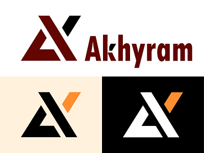Akhyram - E-Sport player's Logo art branding clean design graphic design icon illustration illustrator logo ui