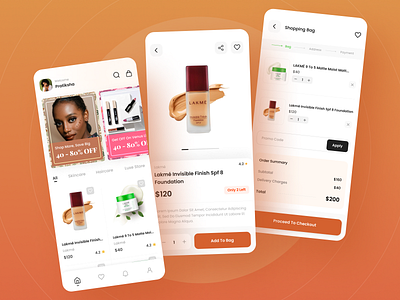 Shopping App for Cosmetics and Beauty Products