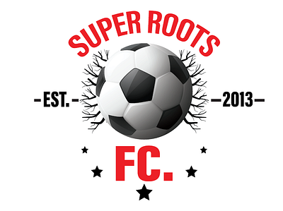 Super Roots Football Club. branding graphic design logo