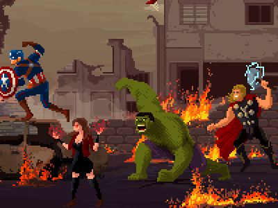 Avengers: Age of Ultron Pixelart