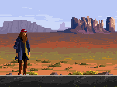 Forrest Gump 8bit canyon desert forrest forrest gump grand pixel art pxelart running