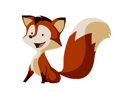 Fox animal baby baby fox cartoon cute fox vector