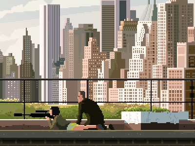 Léon: The Professional 16 8bit bit games leon léon natalie portman pixel art pixelart retro video game