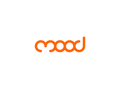 Mood logo branding design flat identity lettering logo