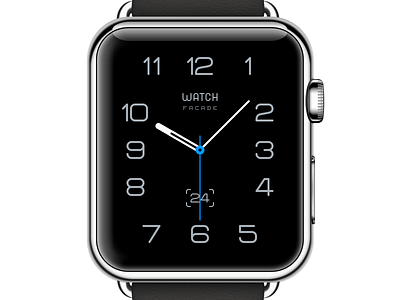 Watch facade apple clock time type ui watch watch face