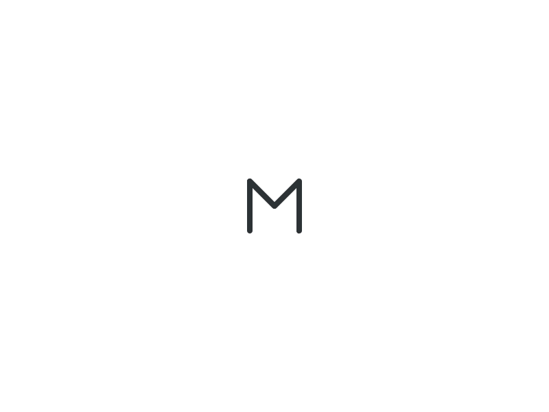 Medium logo concept animate concept contribute gif isometric line line art logo medium mockup motion symbol