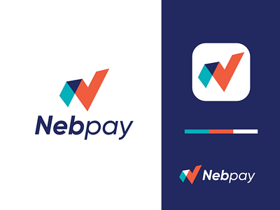 Nebpay Logo Design bannerdesign branding color design graphic design logo ui vector