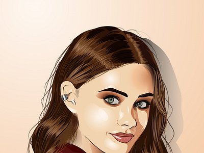 Realistic Vector Cartoon Portrait