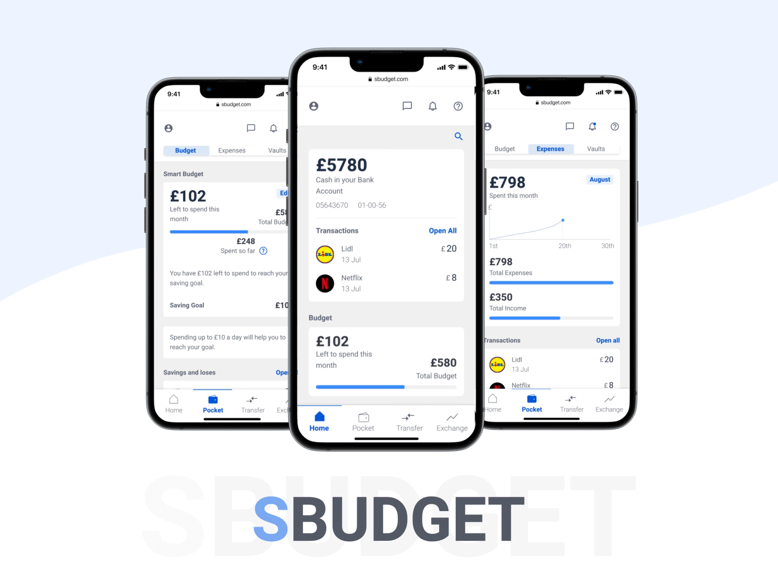 SBUDGET Case Study animation app budget dashboard design financial iphone mobile motion graphics ui ux