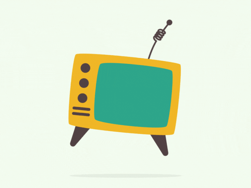 Ghostly TV 2d animation design motion graphics