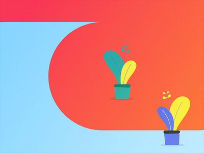 Summer Plant Vibes 2d animation design illustration motion graphics