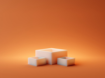 3D aesthetic objects made in blender.