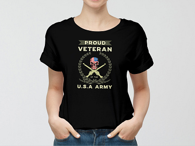 Veteran T-shirt Design army clothes clothing custom design custom tshirt custom typography design fashion illustration military tshirt tshirts veteran veteran tshirt veteran tshirt design