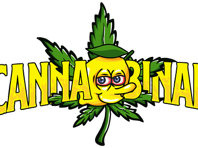 CANNABINADE art design graphic design illustration illustrator logo typography vector