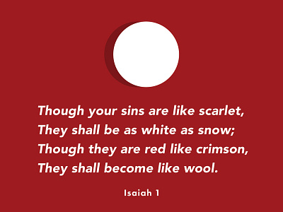 Verses project: Blood (2) avenir bible isaiah maroon red verse white