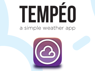Tempéo app ui ux design