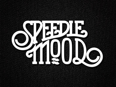 Speedle Mood #2 band hand lettering wordmark
